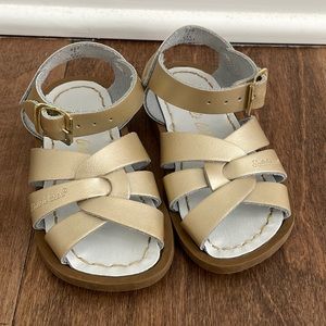Gold Salt Water Sandals